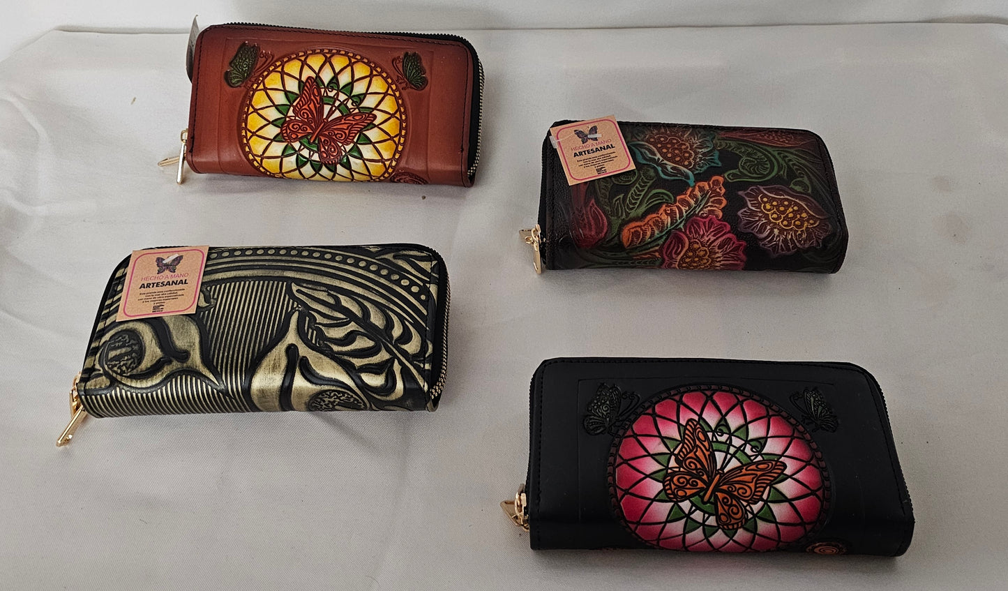 Design leather purse